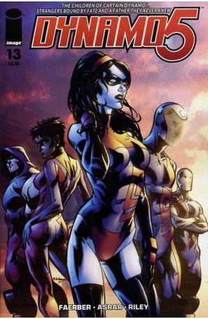 Dynamo 5 13 published by Image with cover art by Mahmud A. Asrar