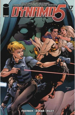 Dynamo 5 17 published by Image with cover art by Mahmud A. Asrar