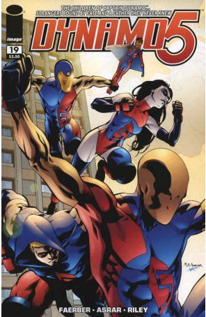 Dynamo 5 19 published by Image with cover art by Mahmud A. Asrar