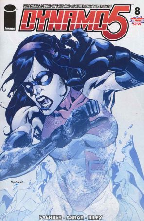 Dynamo 5 8 published by Image with cover art by Mahmud A. Asrar