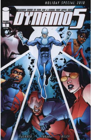 Dynamo 5 Holiday Special 2010 published by Image with cover art by Mahmud A. Asrar