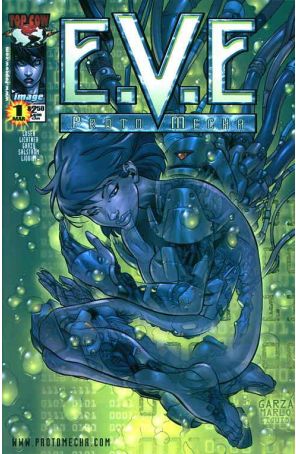 E.V.E. Protomecha 1A published by Image with cover art by Alé Garza