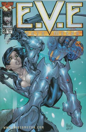 E.V.E. Protomecha 3 published by Image with cover art by Alé Garza