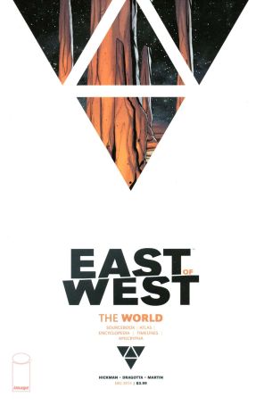 East of West: The World 1 published by Image with cover art by Nick Dragotta