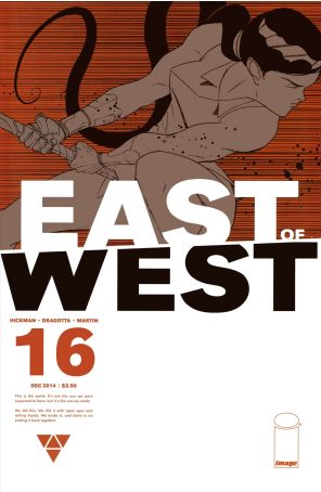 East of West 16A published by Image with cover art by Jamie McKelvie