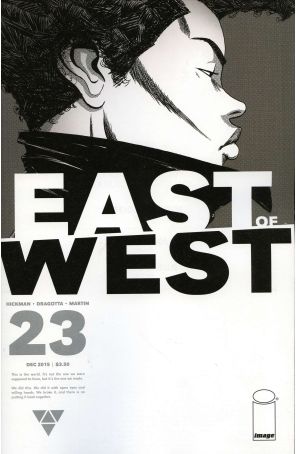East of West 23 published by Image with cover art by Nick Dragotta