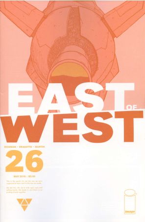 East of West 26 published by Image with cover art by Nick Dragotta