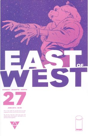 East of West 27 published by Image with cover art by Nick Dragotta