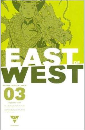 East of West 3 (2nd) published by Image with cover art by Nick Dragotta