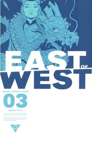 East of West 3 published by Image with cover art by Nick Dragotta