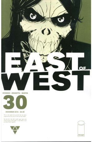 East of West 30 published by Image with cover art by Nick Dragotta