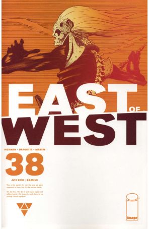 East of West 38A published by Image with cover art by Nick Dragotta