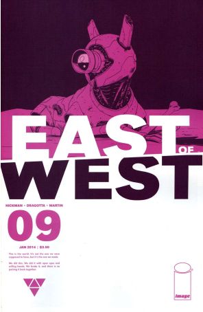 East of West 9 published by Image with cover art by Nick Dragotta