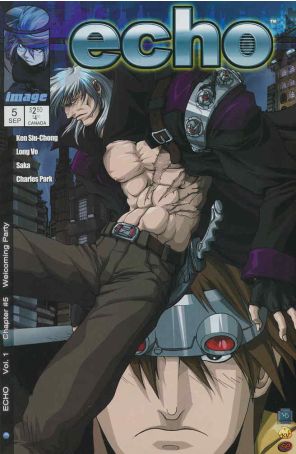Echo 5 published by Image with cover art by long Vo