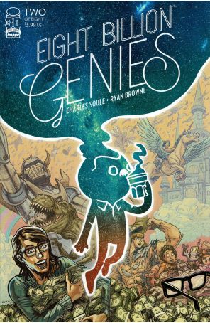 Eight Billion Genies 2A published by Image with cover art by Andrew MacLean