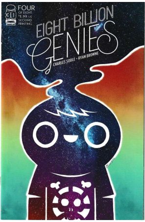 Eight Billion Genies 4 (2nd) published by Image with cover art by Ryan Browne