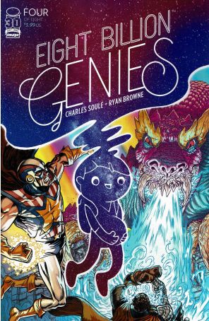 Eight Billion Genies 4A published by Image with cover art by Ryan Browne