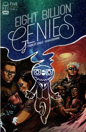 Eight Billion Genies 5A published by Image with cover art by Ryan Browne
