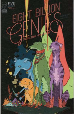 Eight Billion Genies 5B published by Image with cover art by Tradd Moore