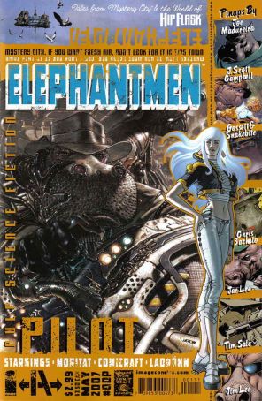 Elephantmen: The Pilot 1 published by Image with cover art by José Ladrönn