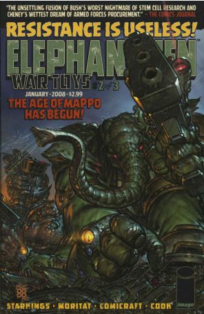 Elephantmen: War Toys 2 published by Image with cover art by Boo Cook