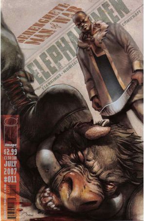 Elephantmen 11 published by Image with cover art by Sophronius Moritat