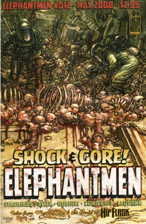 Elephantmen 12A published by Image with cover art by José Ladrönn