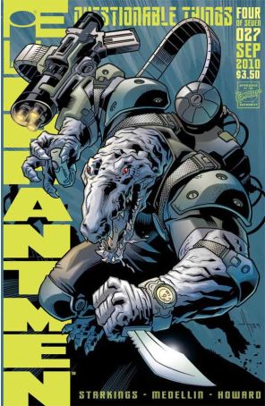 Elephantmen 27 published by Image with cover art by Jason Howard