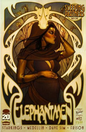 Elephantmen 42 published by Image with cover art by Jenny Frison