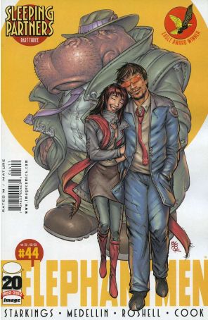 Elephantmen 44 published by Image with cover art by Boo Cook