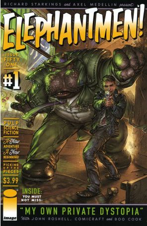 Elephantmen 51 published by Image with cover art by Boo Cook