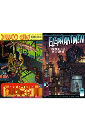 Elephantmen 55 published by Image with cover art by Boo Cook