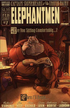 Elephantmen 7 published by Image with cover art by José Ladrönn