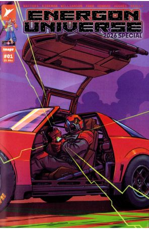 Energon Universe 2026 Special 1A published by Image with cover art by Pye Parr