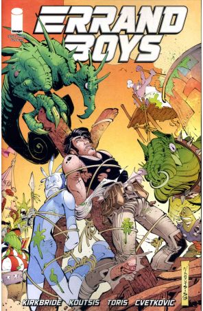 Errand Boys 3 published by Image with cover art by Nikos Koutsis