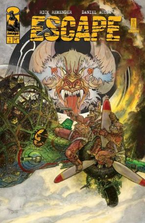 Escape (Image) 1B published by Image with cover art by Michael W. Kaluta