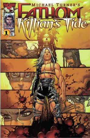 Fathom (Michael Turner's): Killian's Tide 1A published by Image with cover art by Talent Caldwel, Victor Llamas, and Dan Kemp