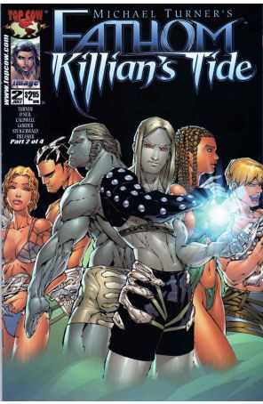 Fathom (Michael Turner's): Killian's Tide 2A published by Image with cover art by Talent Caldwell