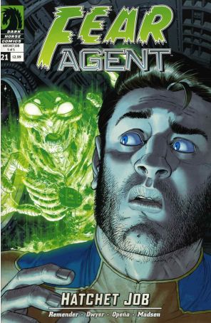 Fear Agent 21 published by Dark Horse with cover art by Tony Moore