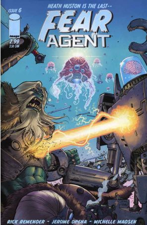 Fear Agent 6 published by Image with cover art by Tony Moore and Michael Cho
