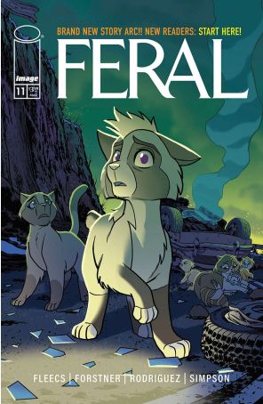 Feral 11A published by Image with cover art by Trish Forster