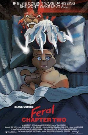 Feral 2B published by Image with cover art by Trish Forstner and Tony Fleecs