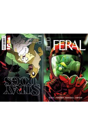 Feral 23A published by Image with cover art by Tone Rodriguez, Trish Forstner, and Tony Fleecs