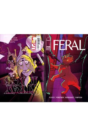 Feral 24A published by Image with cover art by Tony Fleecs, Tone Rodriguez, and Trish Forstner