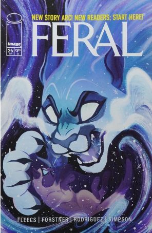 Feral 26A published by Image with cover art by Justasuta