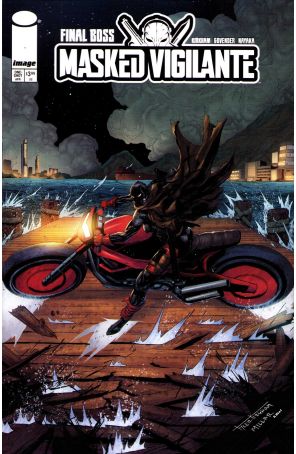 Final Boss: Masked Vigilante 1A published by Image with cover art by Tyler Kirkham