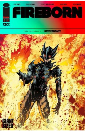 Fireborn 1A published by Image with cover art by Patrick Mulholland