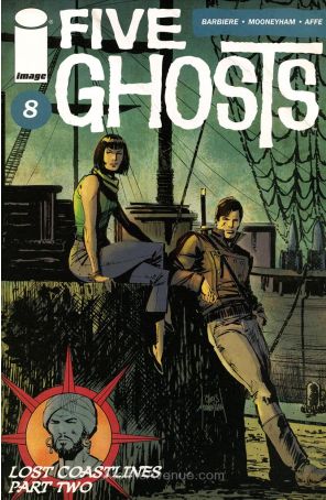 Five Ghosts 8 published by Image with cover art by Chris Mooneyham