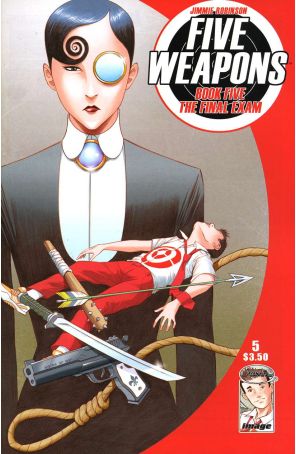 Five Weapons 5 published by Image with cover art by Jimmie Robinson