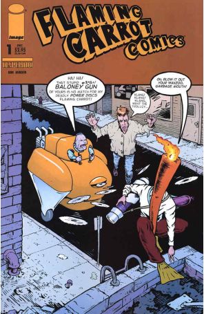 Flaming Carrot Comics (Desperado) 1 published by Image with cover art by Bob Burden